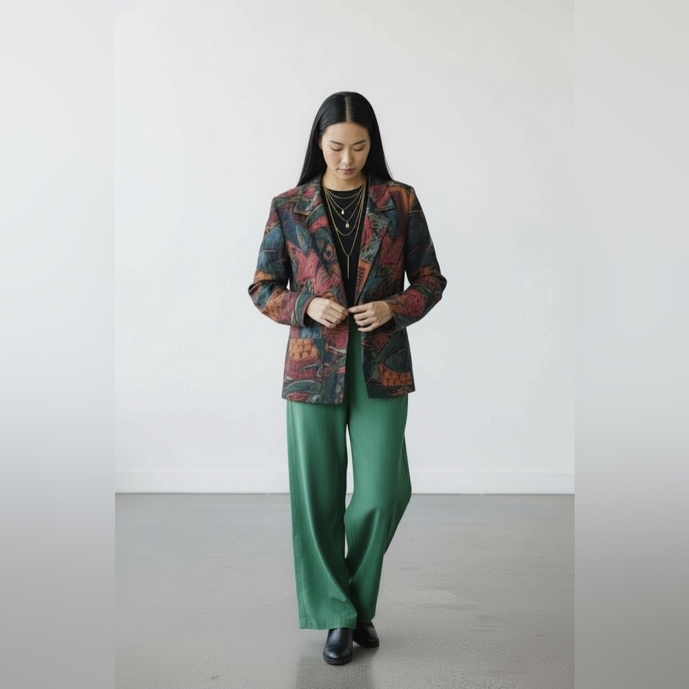 Blair boutique Multicolor Abstract Blazer size small